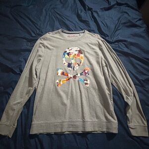 Robert Graham Gray Crewneck Shirt